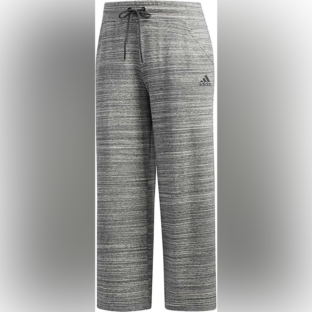 Adidas Women's Sport 2 Street Culotte Pants, White Melange